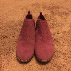 TOMS suede booties